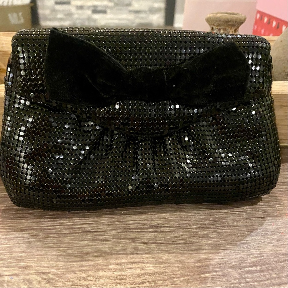 Talbots Black Sequin purse